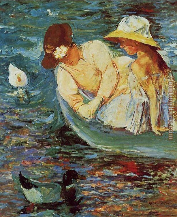 Summertime painting - Mary Cassatt Summertime art painting